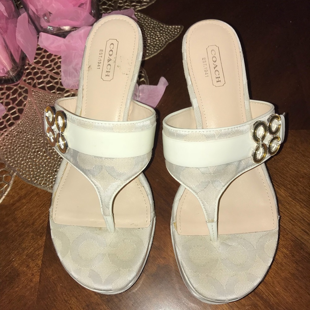 Authentic Coach sandals